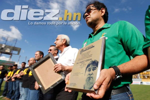 Real España rinde homenaje póstumo a Mario Verdial.