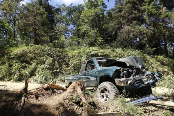Las tristes imágenes de un trayecto de la muerte donde fallecieron cuatro jugadores amateurs en Honduras