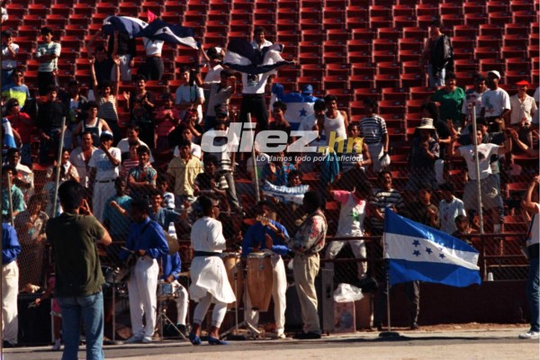 20 fotos inéditas de Honduras en la primera edición de la Copa Oro en 1991