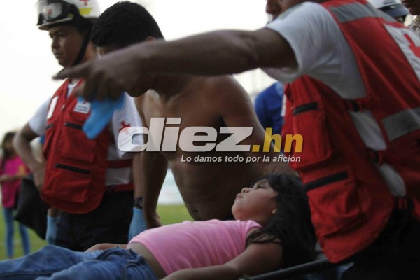 Llantos, algarabía, violencia y heridos; lo que no se vio de las semifinales en Honduras