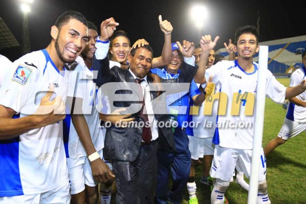 ¡La celebración de la Sub 17 de Honduras al clasificar al Mundial!