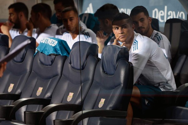 NO SE VIO EN TV: Polémica celebración de Cristiano imitando a Messi