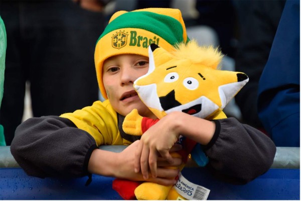 Gran Ambiente previo al Juego Brasil vs Perú , Copa America