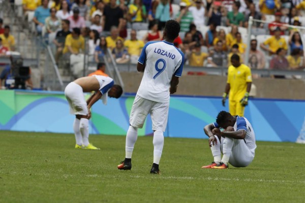 Fotos: Imágenes dramáticas de los jugadores de Honduras tras perder el bronce