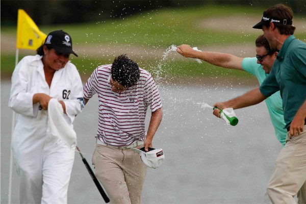 Felipe Velásquez, venezolano que se lleva el Honduras PGA Tour Latinoamérica de golf