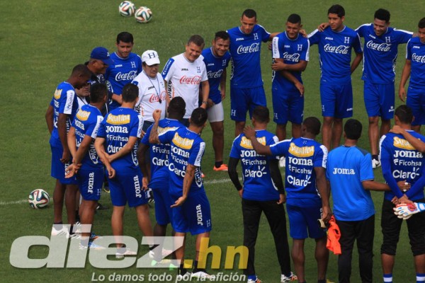 Entrenamientos de la Selección de Honduras en Comayagua