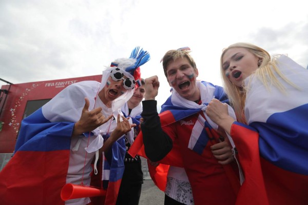 ¡AMBIENTAZO! Así se vive la previa de la inauguración del Mundial de Rusia