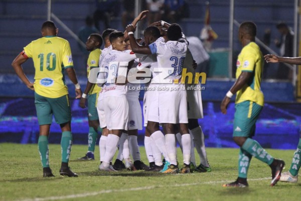 NO VISTE EN TV: El festejo del Motagua y el reclamo de Vargas a Joshua