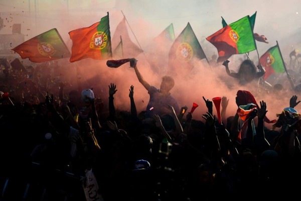 Lo que no viste en la televisión de la final de la Euro entre Francia y Portugal