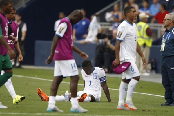 Imágenes de la derrota de Honduras ante Haití