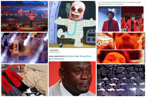 Despedazan a The Weeknd en los increíbles y mejores memes que dejó el 'halftime' show Super Bowl LV