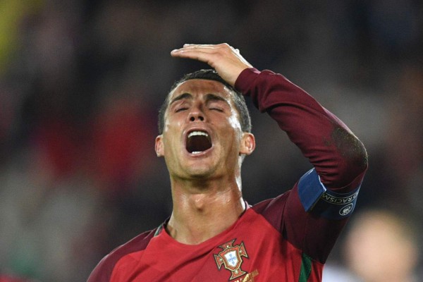 La amargura de Cristiano Ronaldo en esta Eurocopa