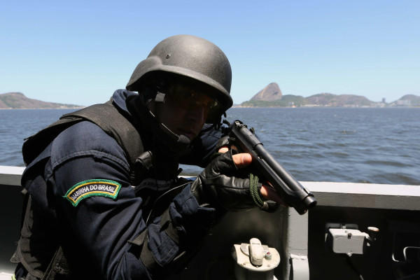 simulacro de medidas de seguridad antes de la Copa Mundial