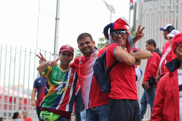 Impresionante ambiente en Costa Rica previo al duelo ante México
