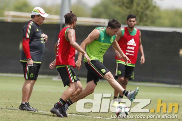 Entrenamiento de México en Houston