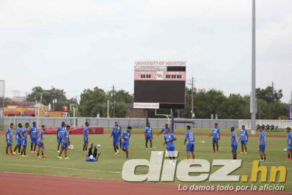 Honduras se prepara en Houston previo a enfrentar a México