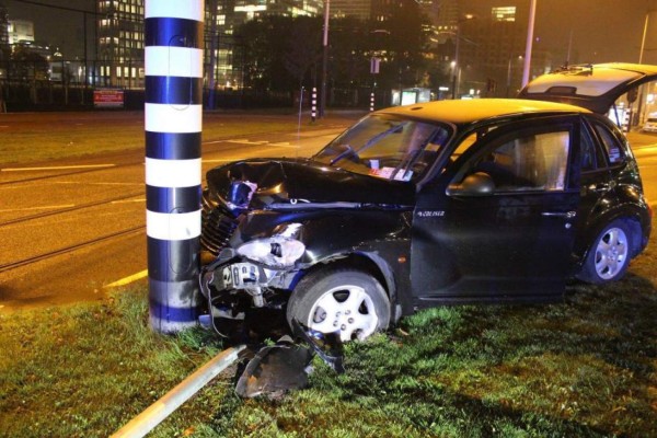 FOTOS: Así fue el fuerte accidente que sufrió Kun Agüero en Holanda