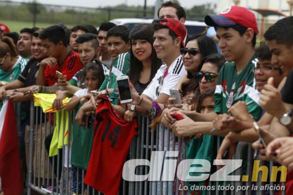 Entrenamiento de México en Houston