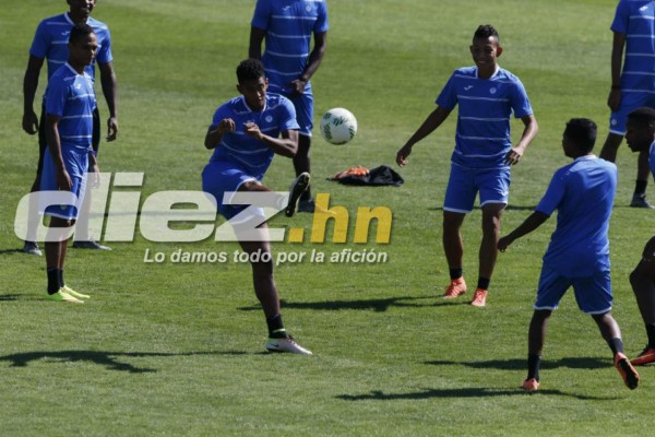 FOTOS: El entrenamiento de Honduras antes de enfrentar a Corea