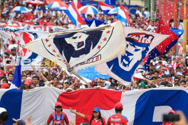 ¡Espectacular! La multitud de aficionados del Olimpia para la final ante Motagua