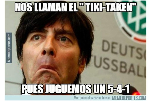 Los memes destrozan a Alemania tras el 6-0 que recibieron a manos de España