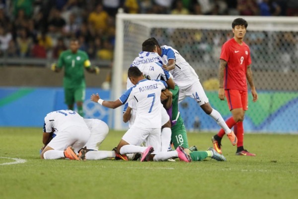 Imágenes del momento histórico para Honduras tras pasar a semifinales en Río 2016