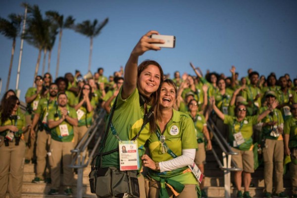 Así está el colorido de Río de Janeiro en el día de la inauguración de los Juegos Olímpicos