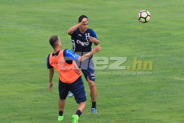 Las imágenes que dejó el primer entreno de Honduras de cara a la Copa Oro