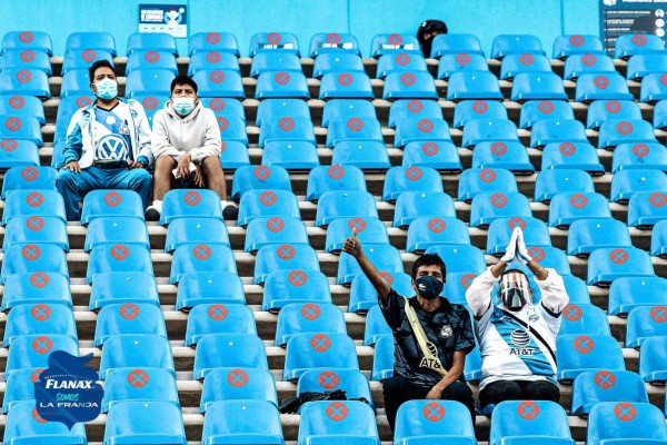 Liga MX: afición de Puebla y Pumas se pelean en las gradas; identificaron al joven que pateó a una mujer