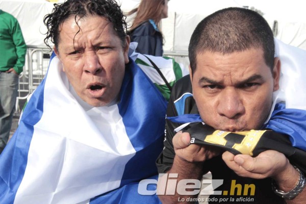 Así se vive el ambiente previo al juego Honduras vs Francia.