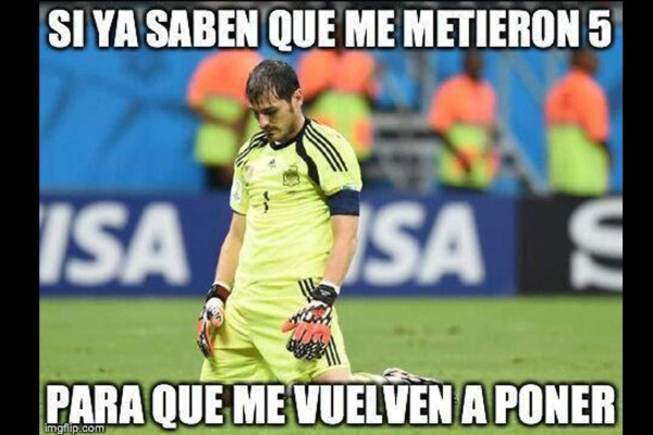 Los memes de España vs Chile.