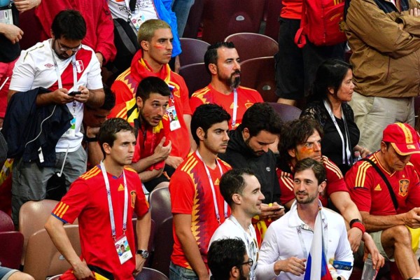 Las desgarradoras fotos de España tras ser eliminado del Mundial de Rusia 2018