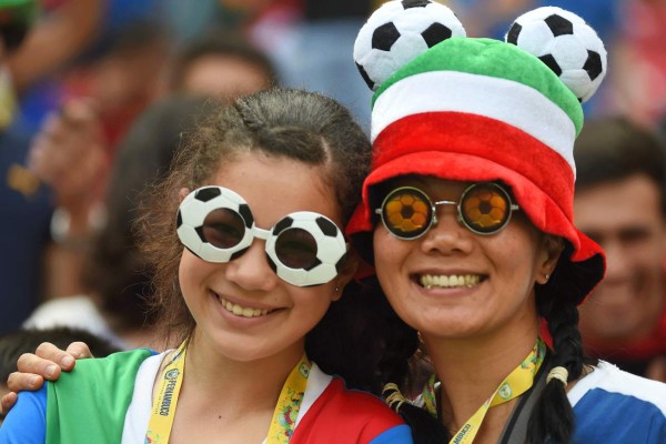 Las mejores imágenes del juego Costa Rica vs Italia.