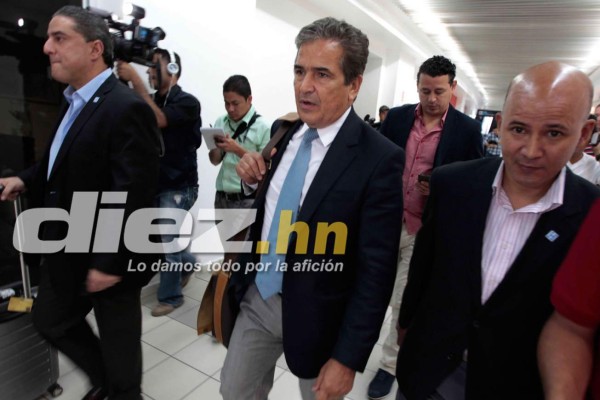 La llegada de Jorge Luis Pinto a Honduras .