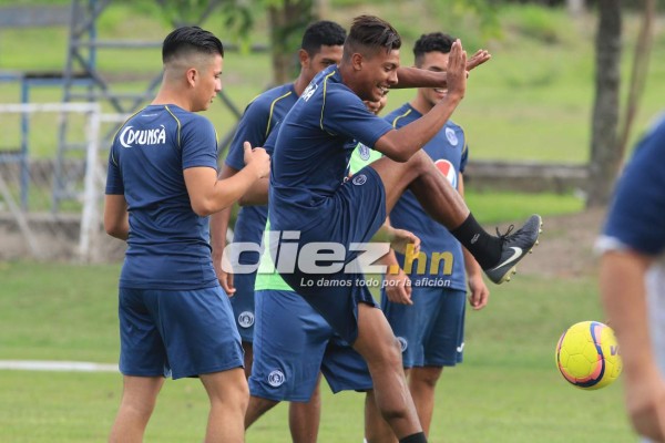 FOTOS: La visita a Diego Vázquez, la caída de Vega y la alegría en el entrenamiento de Motagua