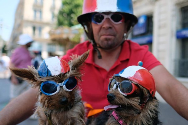 ¡AMBIENTAZO! Así se vive la previa de la final del Mundial Francia-Croacia