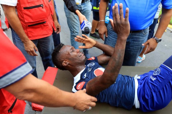 FOTOS: Las lesiones y golpes más dramáticas del fútbol hondureño