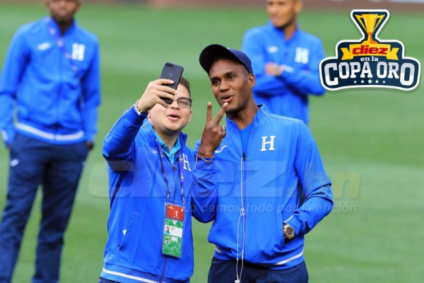 ¿Qué le dijo Pinto a Amado? Las imágenes de la visita de Honduras al Red Bull Arena