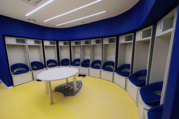 Uno de los mejores del mundo: Así son los nuevos vestuarios de Boca Juniors en La Bombonera