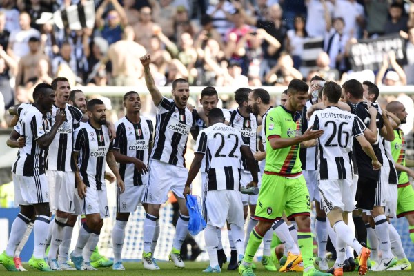 Así fue el espectacular festejo de la Juventus por su título en Italia