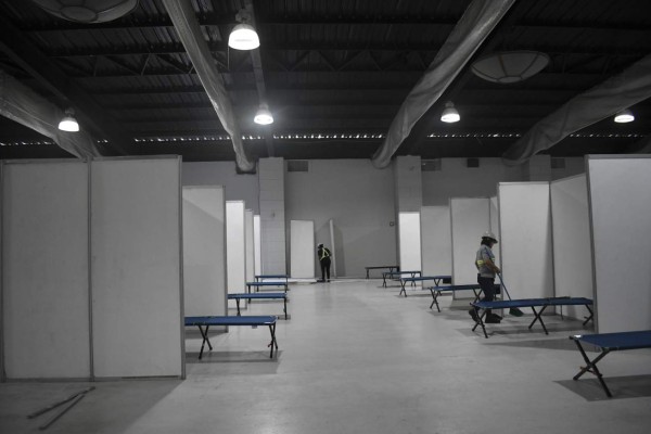 Guatemala armó un hospital para atender pacientes con coronavirus en 72 horas