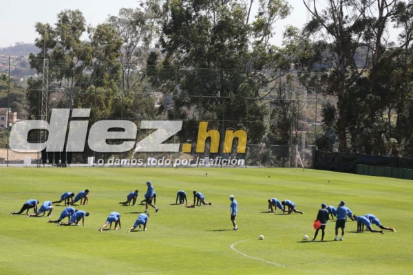 FOTOS: El entrenamiento de Honduras antes de enfrentar a Corea