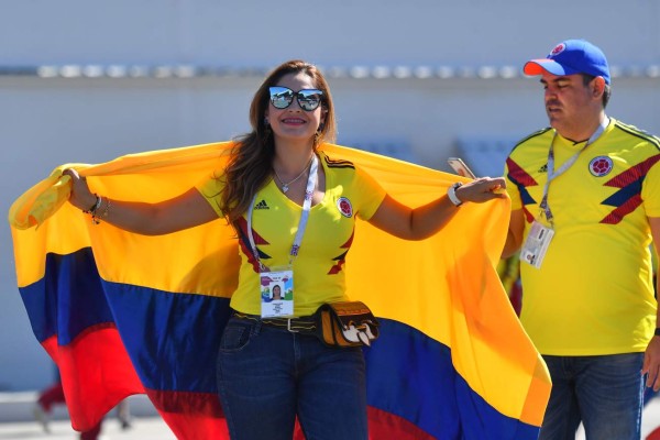 MUÑECAS: Las hermosas colombianas que estuvieron en el Samara Arena de Rusia