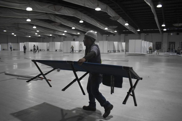 Guatemala armó un hospital para atender pacientes con coronavirus en 72 horas