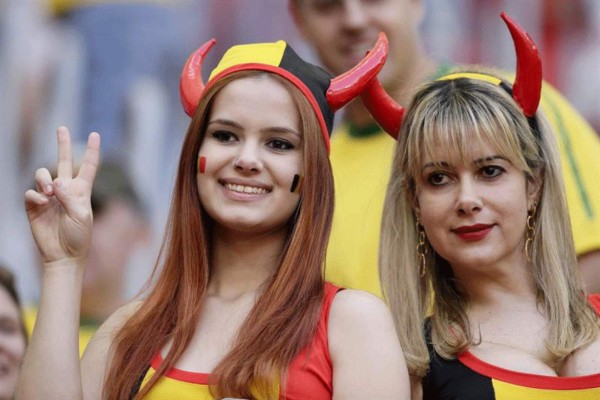 Las mejores imágenes del juego Argentina vs Bélgica.