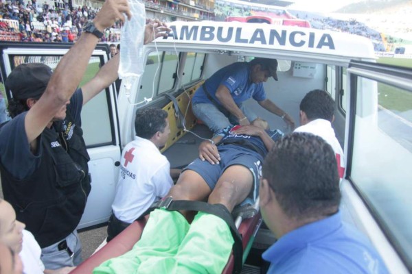 FOTOS: Las lesiones y golpes más dramáticas del fútbol hondureño