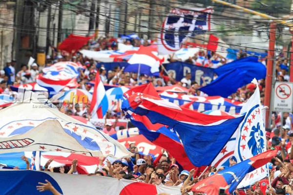¡Espectacular! La multitud de aficionados del Olimpia para la final ante Motagua