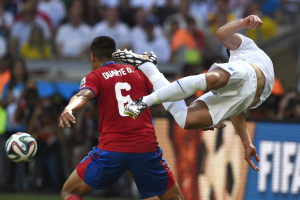Una sorprendente Costa Rica despide a Inglaterra del mundial Brasil 2014.
