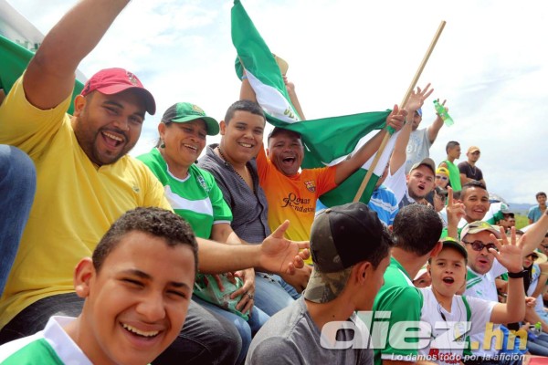 Ambiente festivo en Juticalpa en la final de Ascenso