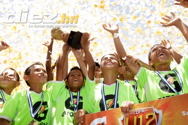 San Antonio de Tela se corona campeón de Copa Gatorade Sub-12